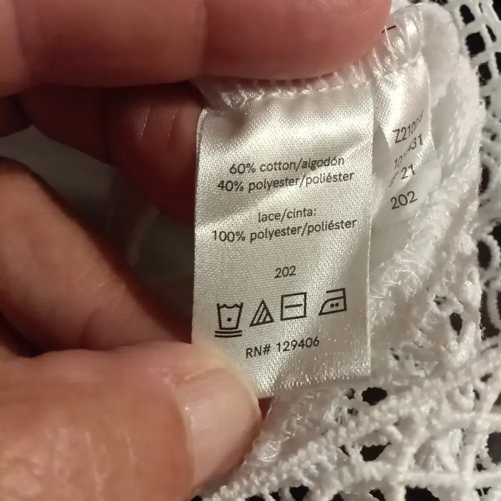 Venus Overall Skirt Lace Hem Sz. Med. Festival Boho Cottage core - Picture 3 of 7